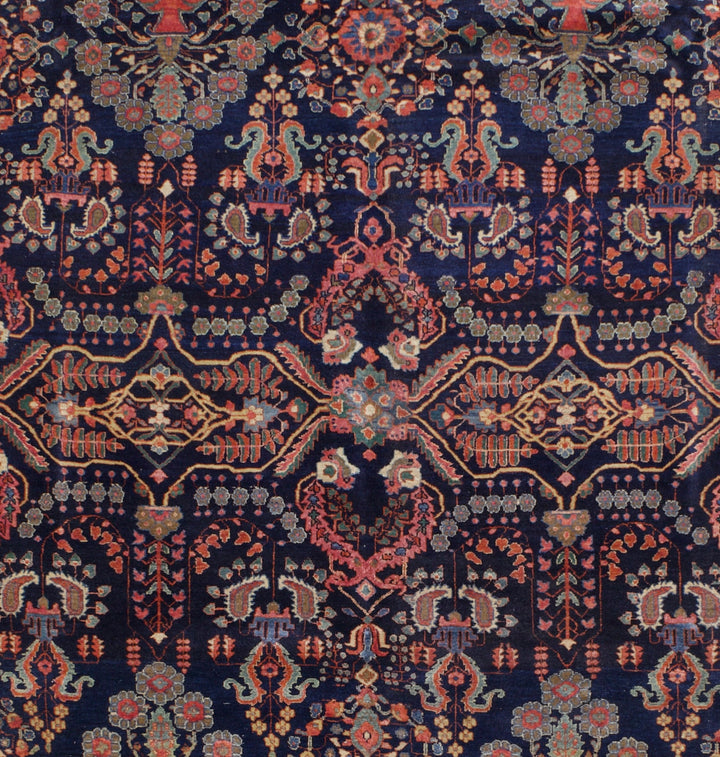 Antique Persian Farahan Sarouk Rug 8’10" x 12’2"