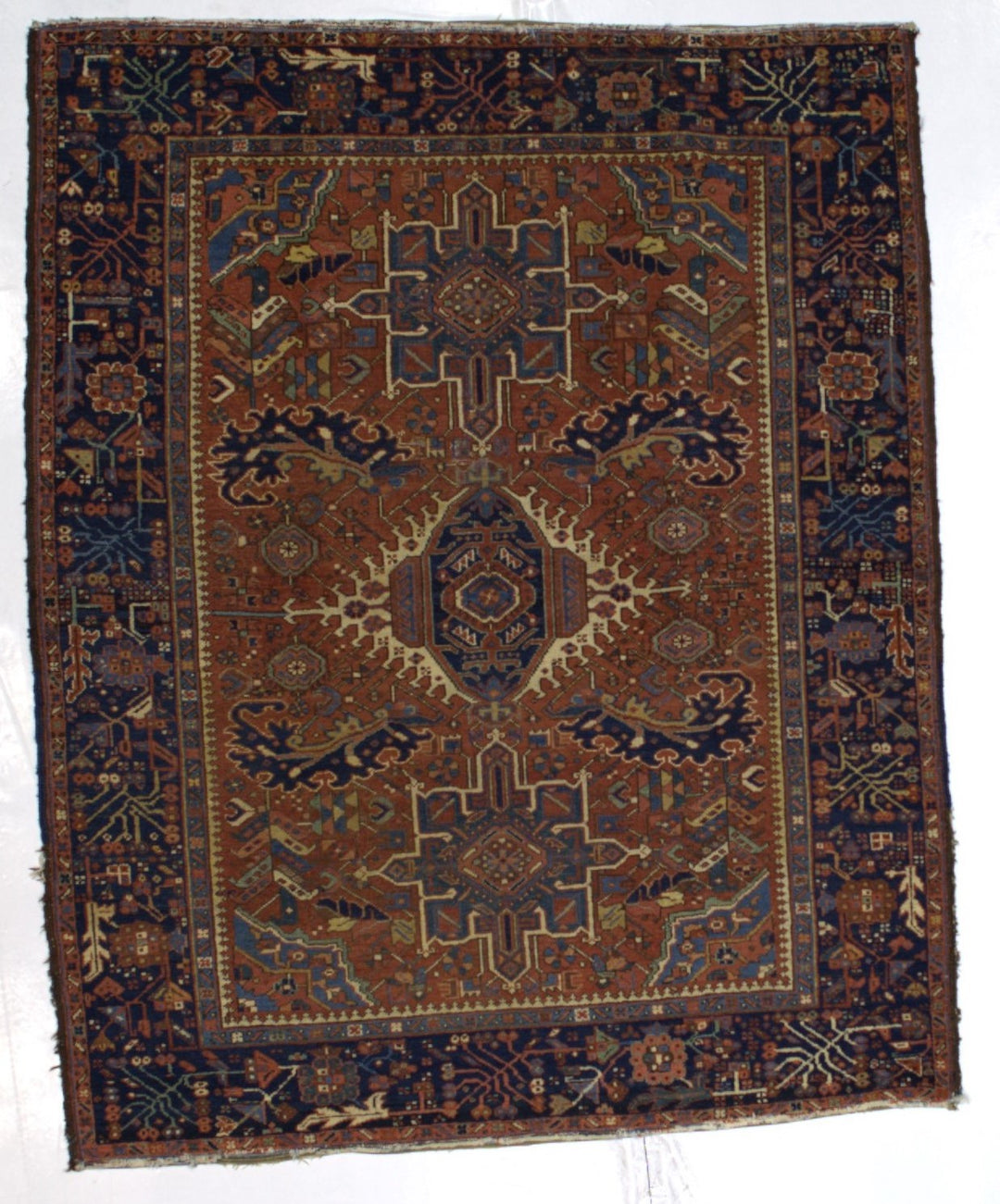 Antique Persian Heriz Rug 4'10" x 6’2"