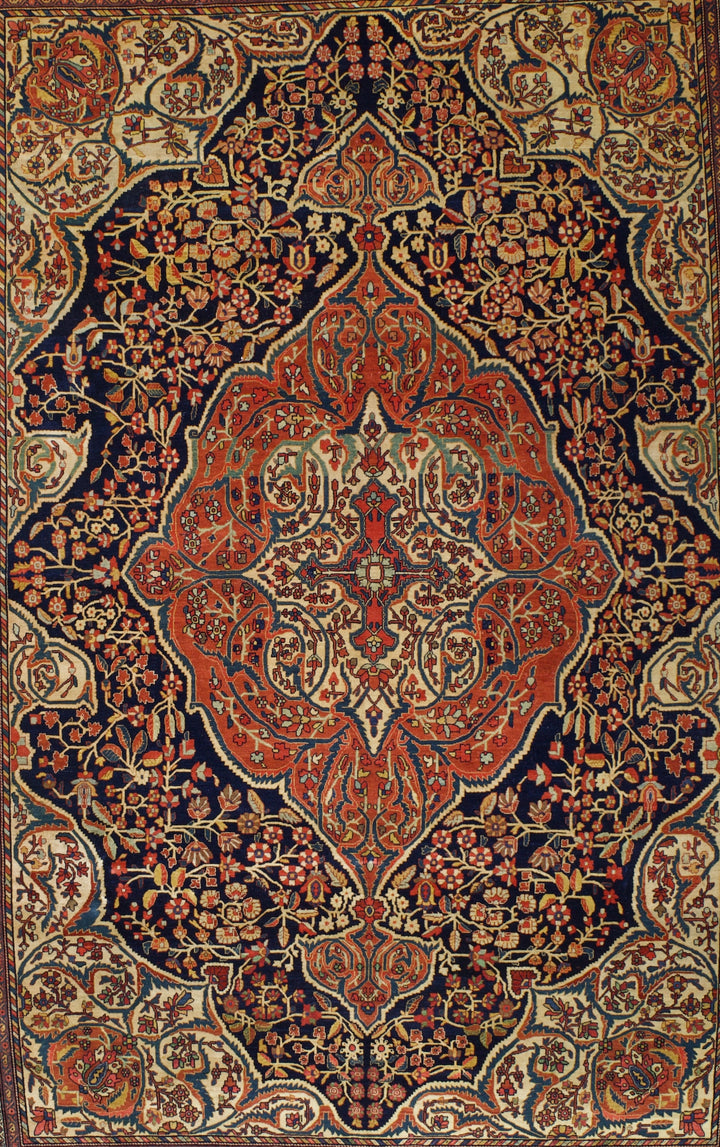 Antique Persian Farahan Sarouk Rug 8’10” x 12’5”