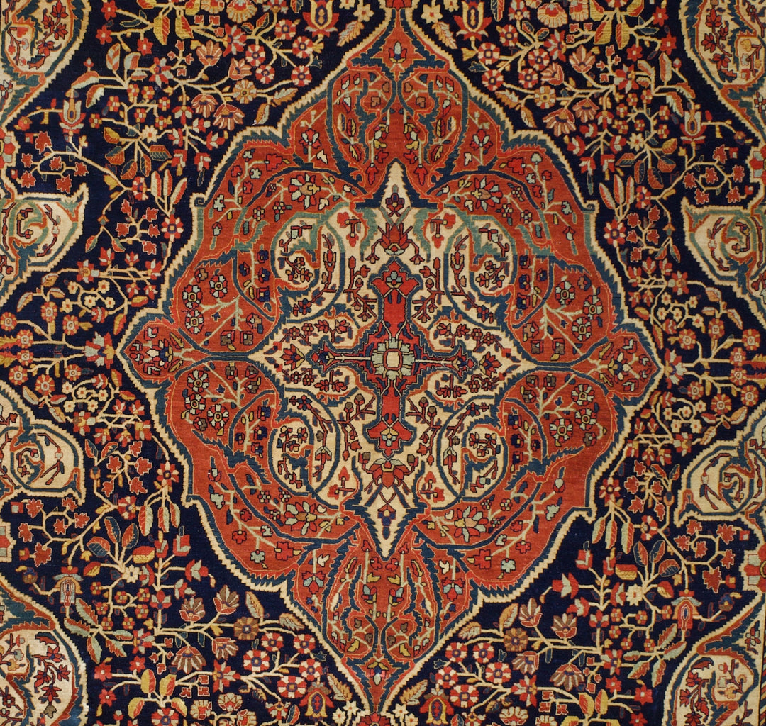 Antique Persian Farahan Sarouk Rug 8’10” x 12’5”