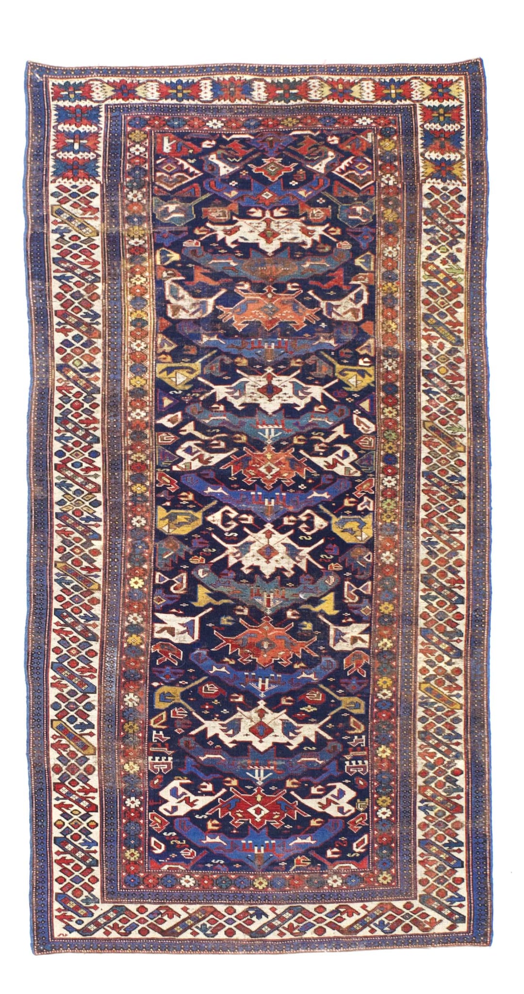 Antique Caucasian Bijov Rug 3’10" x 7’6"