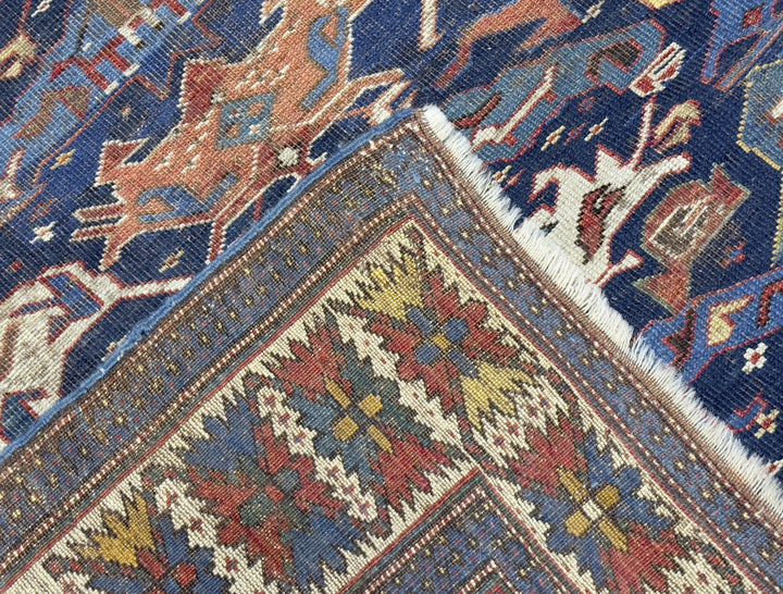 Antique Caucasian Bijov Rug 3’10" x 7’6"