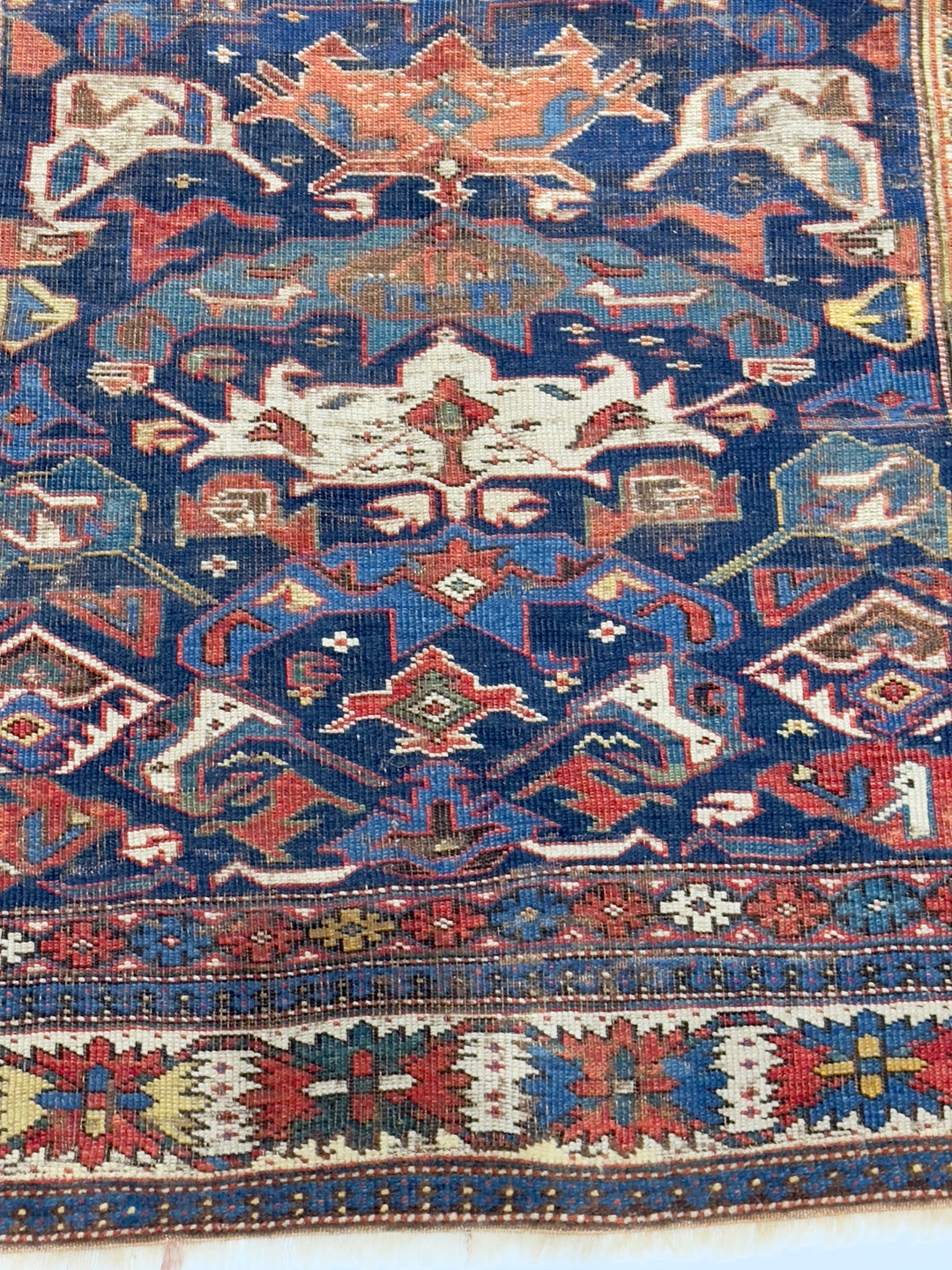 Antique Caucasian Bijov Rug 3’10" x 7’6"