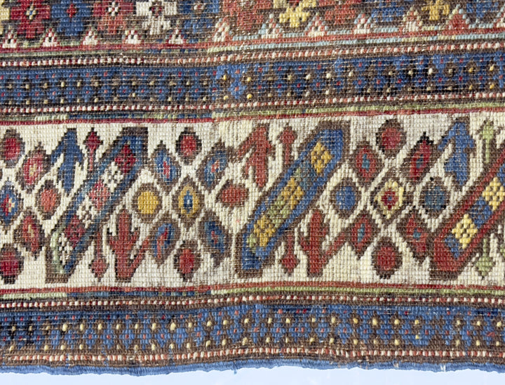 Antique Caucasian Bijov Rug 3’10" x 7’6"