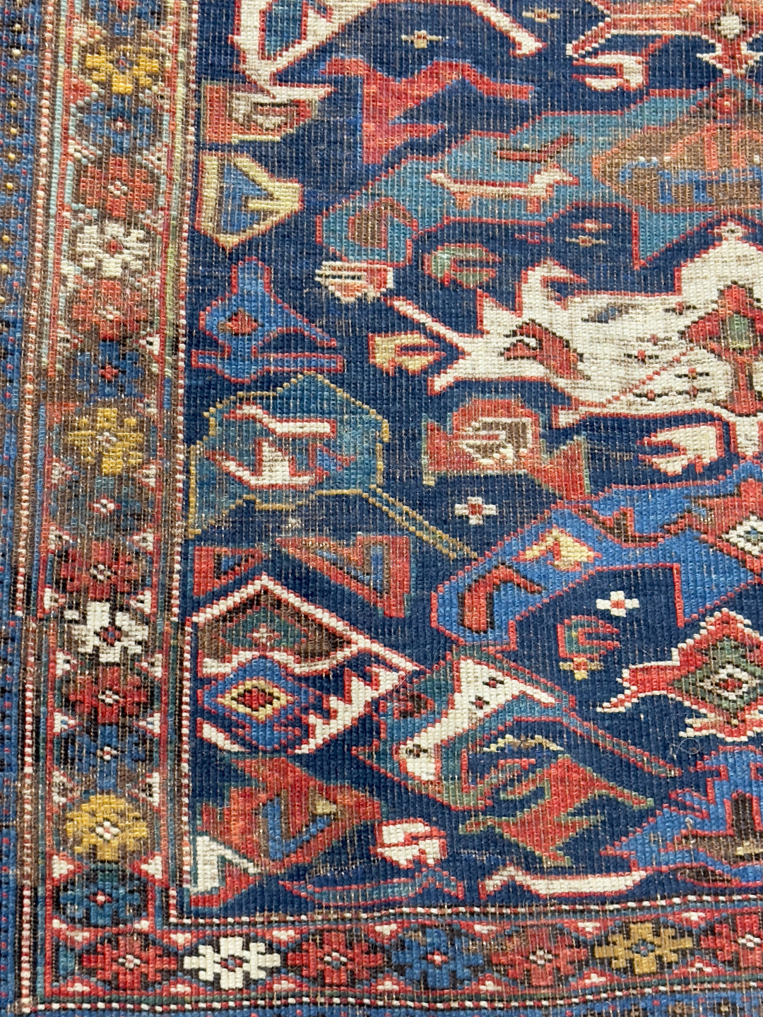 Antique Caucasian Bijov Rug 3’10" x 7’6"