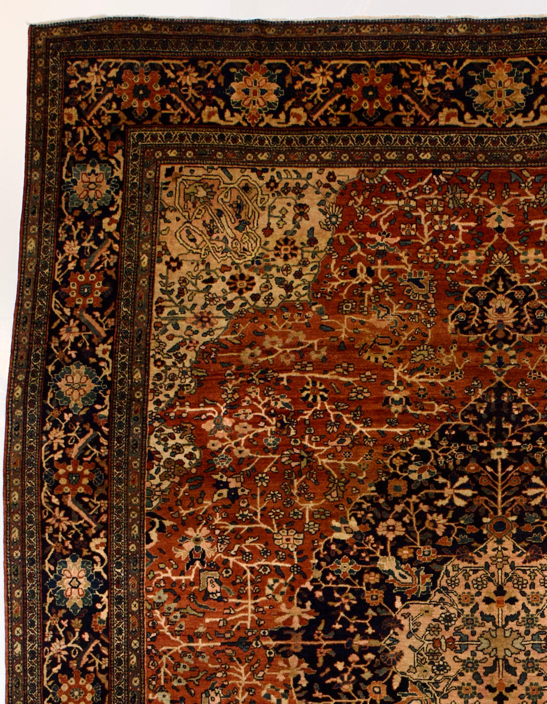 Antique Persian Farahan Sarouk Rug 8’9" x 11’6"