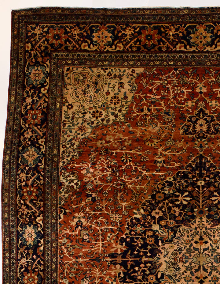 Antique Persian Farahan Sarouk Rug 8’9" x 11’6"