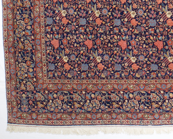 Antique Persian Dabir Kashan Rug 8’7” x 11’4”