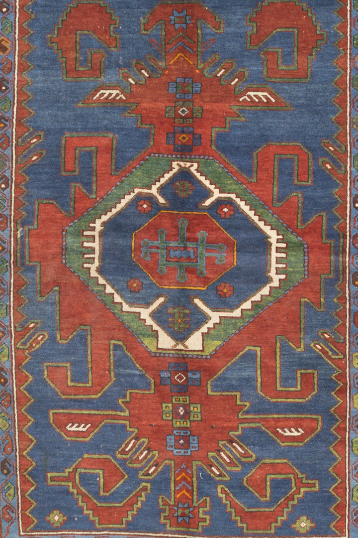 Antique Caucasian Kazak Rug 5'2" x 7’0"