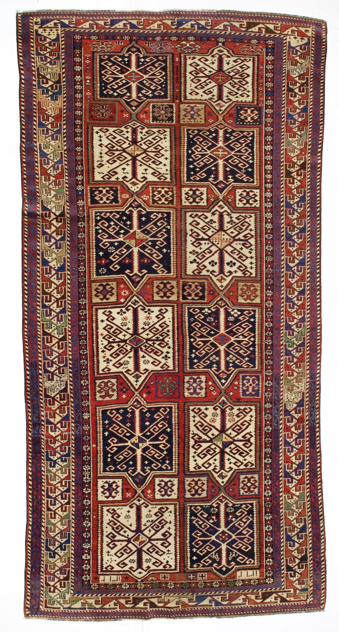 Antique Caucasian Shirvan Rug 5’0" x 10’3”