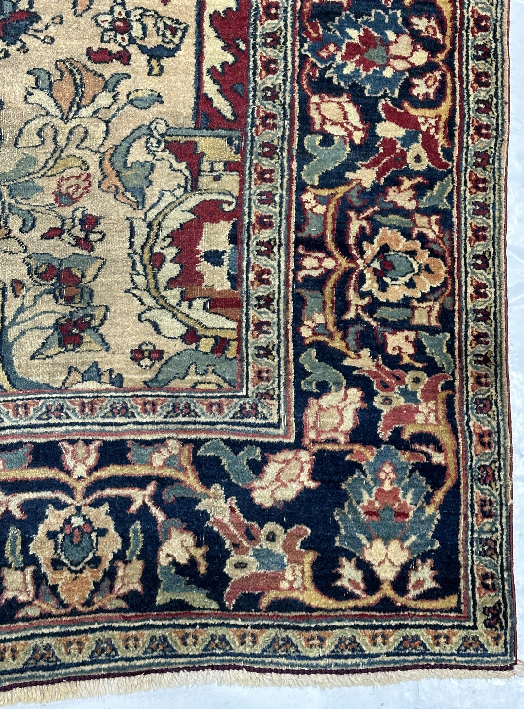 Antique Persian Khorasan Rug 4’1” x 5’7”