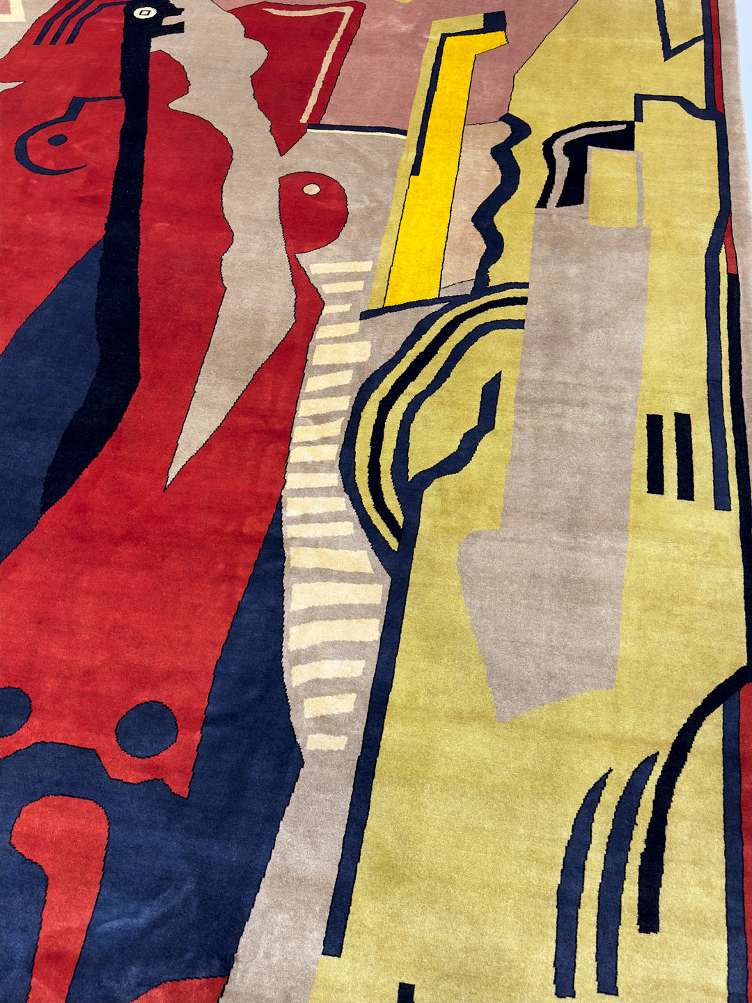 French Artistic Rug by Albert Gleizes Rug 11’6” x 14’7”