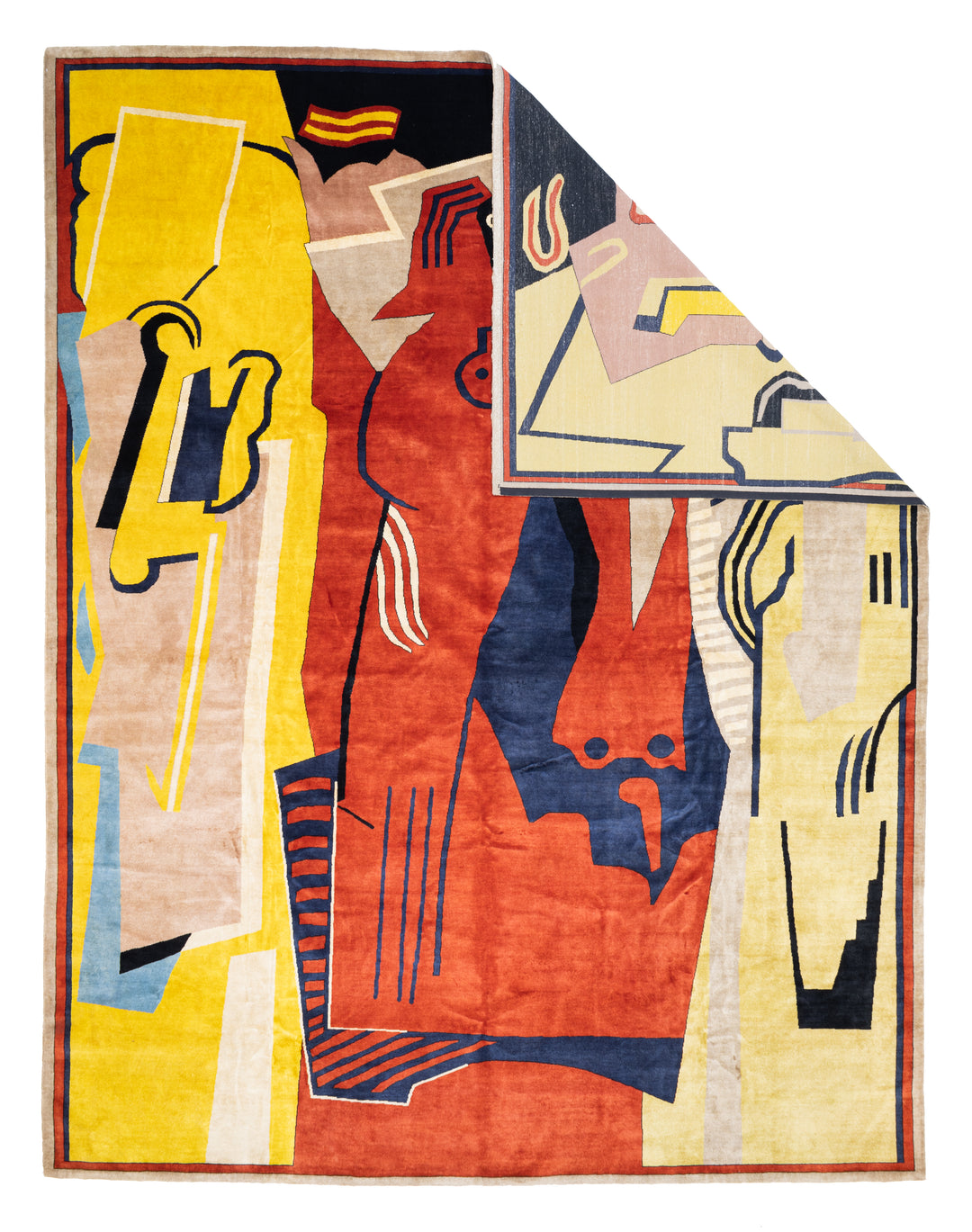 French Artistic Rug by Albert Gleizes Rug 11’6” x 14’7”