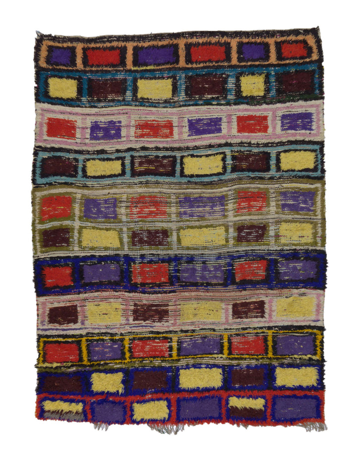 Vintage Moroccan Rug 4’11" x 6’7”