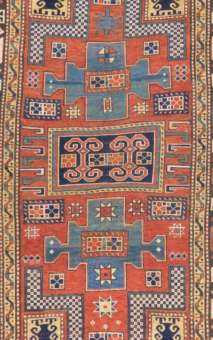 Antique Kazak Rug 4'6'' x 7'2''