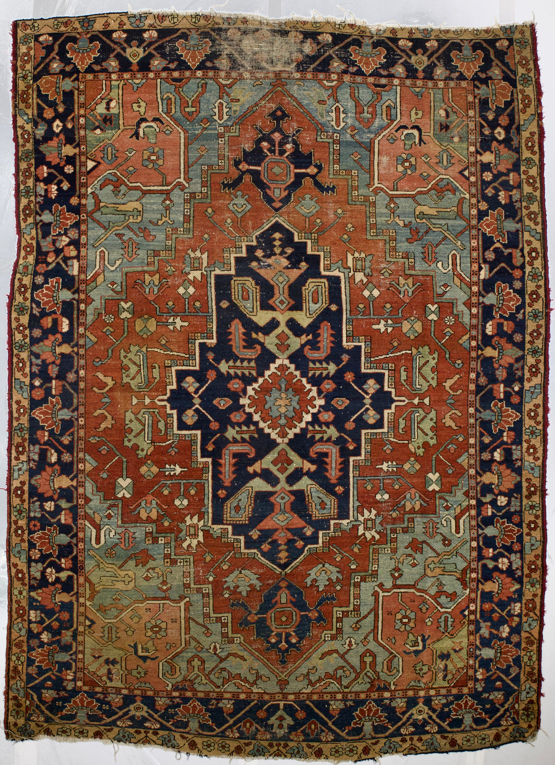 Antique Persian Heriz Rug 8'5" x 11’10"