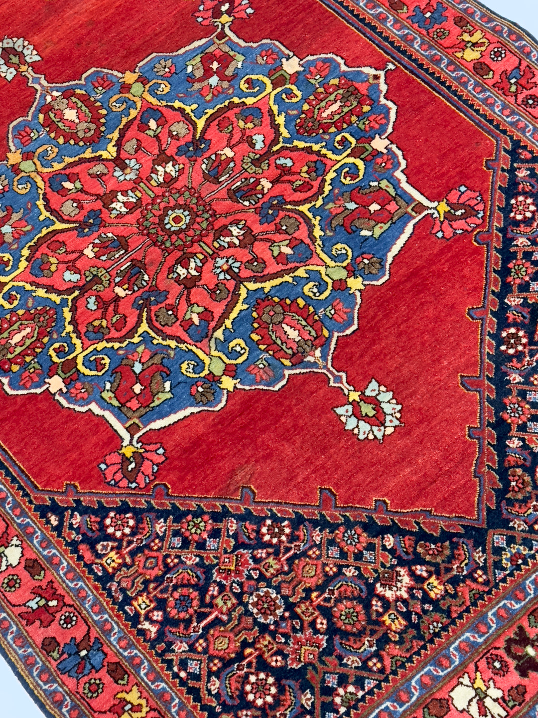 Antique Persian Halva Bidjar Rug 3'7" x 5’5"