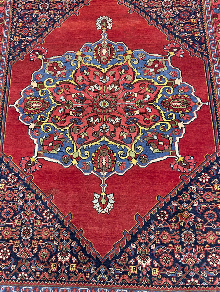 Antique Persian Halva Bidjar Rug 3'7" x 5’5"