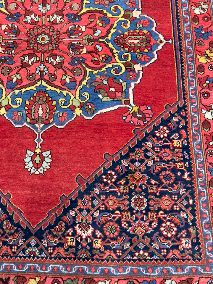 Antique Persian Halva Bidjar Rug 3'7" x 5’5"