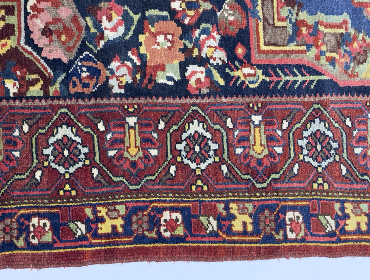 Antique Persian Bakhtiari Rug 4'3" x 6’9"