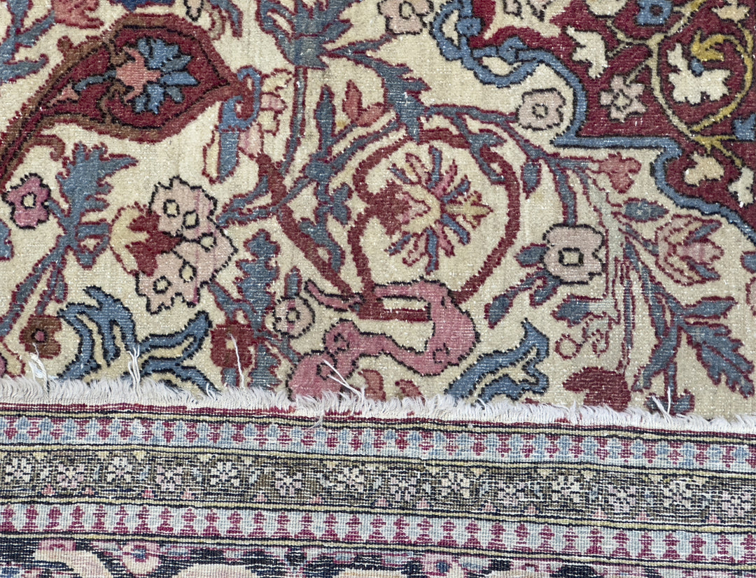 Antique Persian Tehran Rug 4’8" x 7’2”