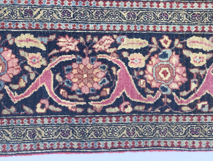 Antique Persian Tehran Rug 4’8" x 7’2”