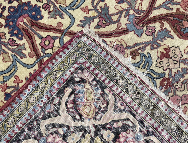 Antique Persian Tehran Rug 4’8" x 7’2”