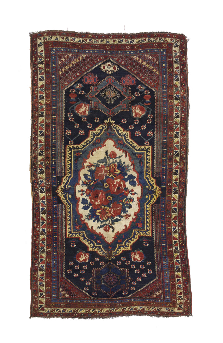 Antique Persian Bakhtiari Rug 4’10" x 8’8”