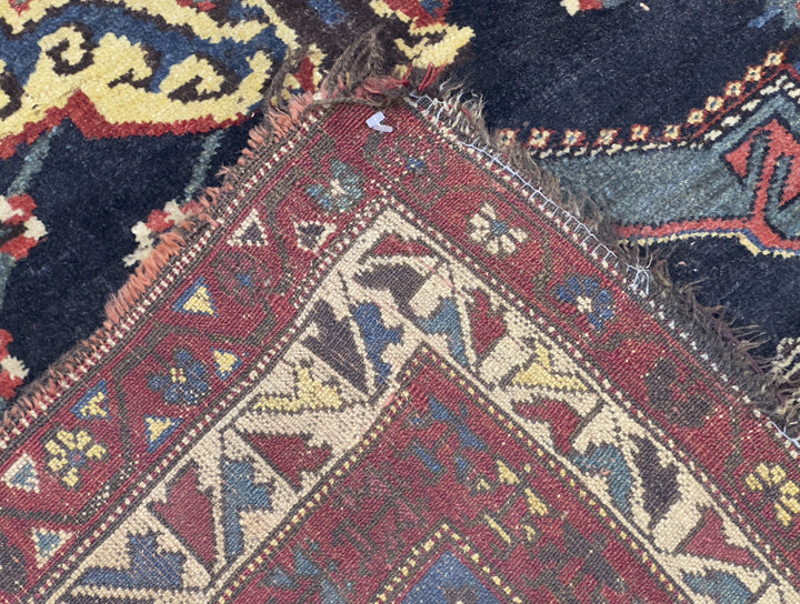 Antique Persian Bakhtiari Rug 4’10" x 8’8”