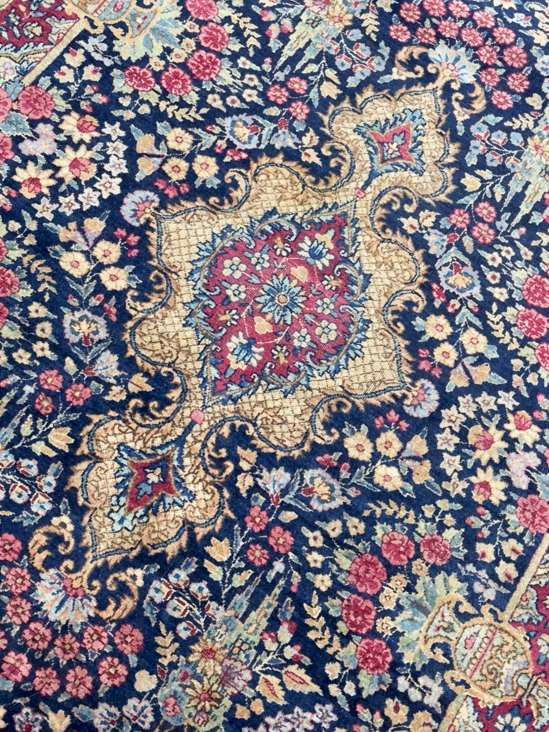 Antique Persian Kerman Rug 4' x 6’6"