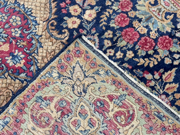 Antique Persian Kerman Rug 4' x 6’6"