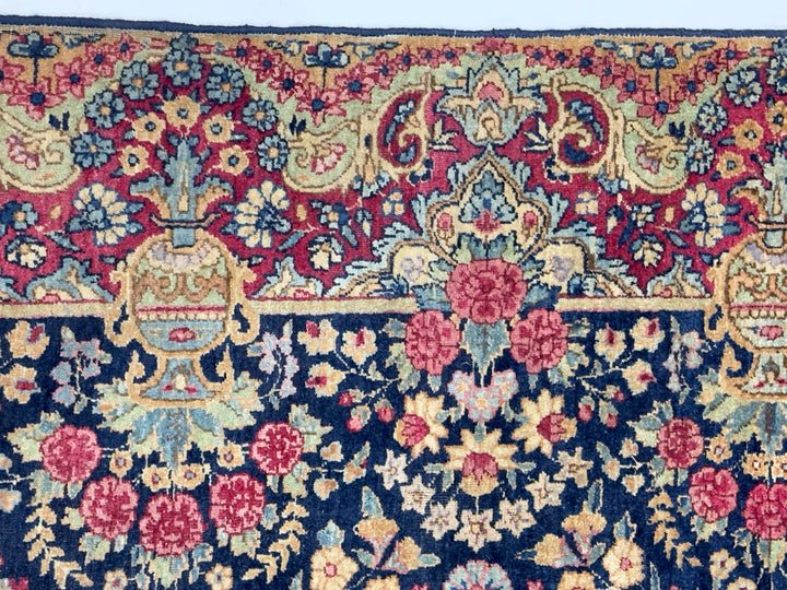 Antique Persian Kerman Rug 4' x 6’6"