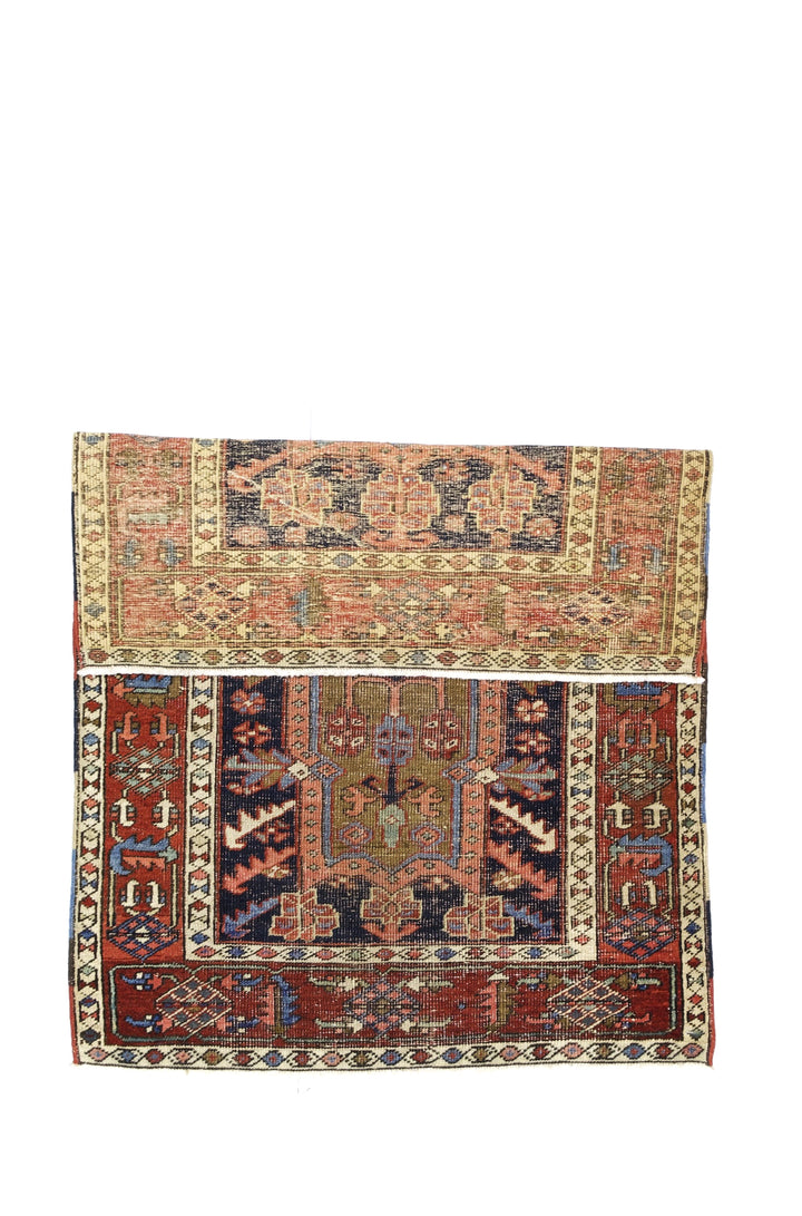 Antique Persian Heriz Rug 3'3" x 4’6"