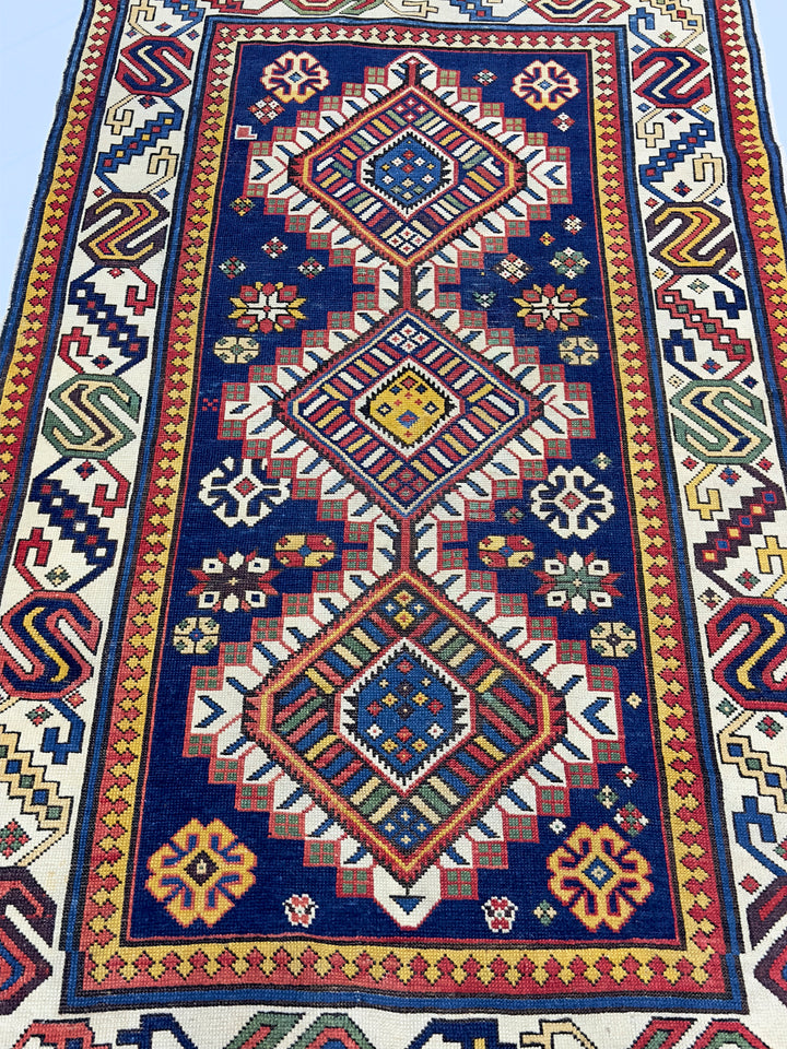 Antique Caucasian Shirvan Rug 3'7" x 6'0"