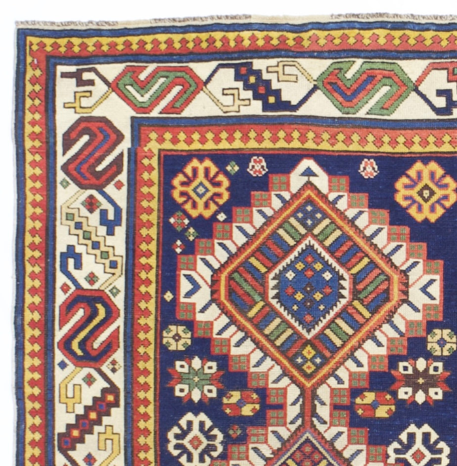 Antique Caucasian Shirvan Rug 3'7" x 6'0"