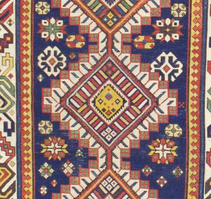 Antique Caucasian Shirvan Rug 3'7" x 6'0"