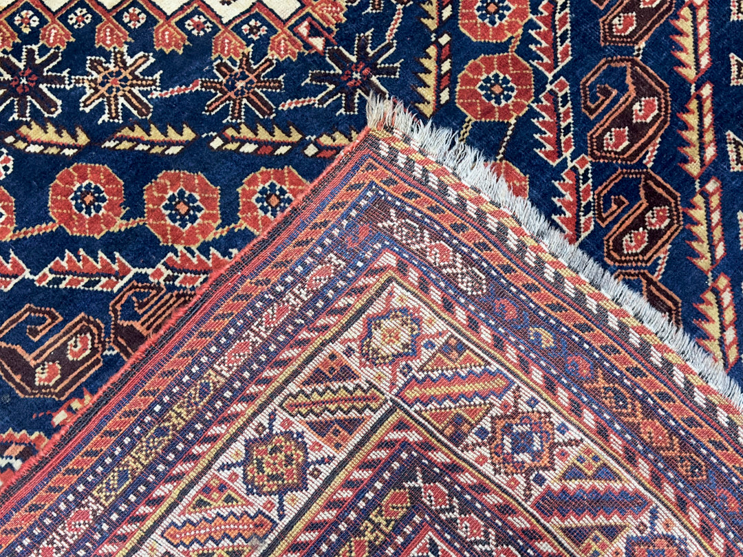 Antique Persian Qashqai Rug 4’11" x 7’4"