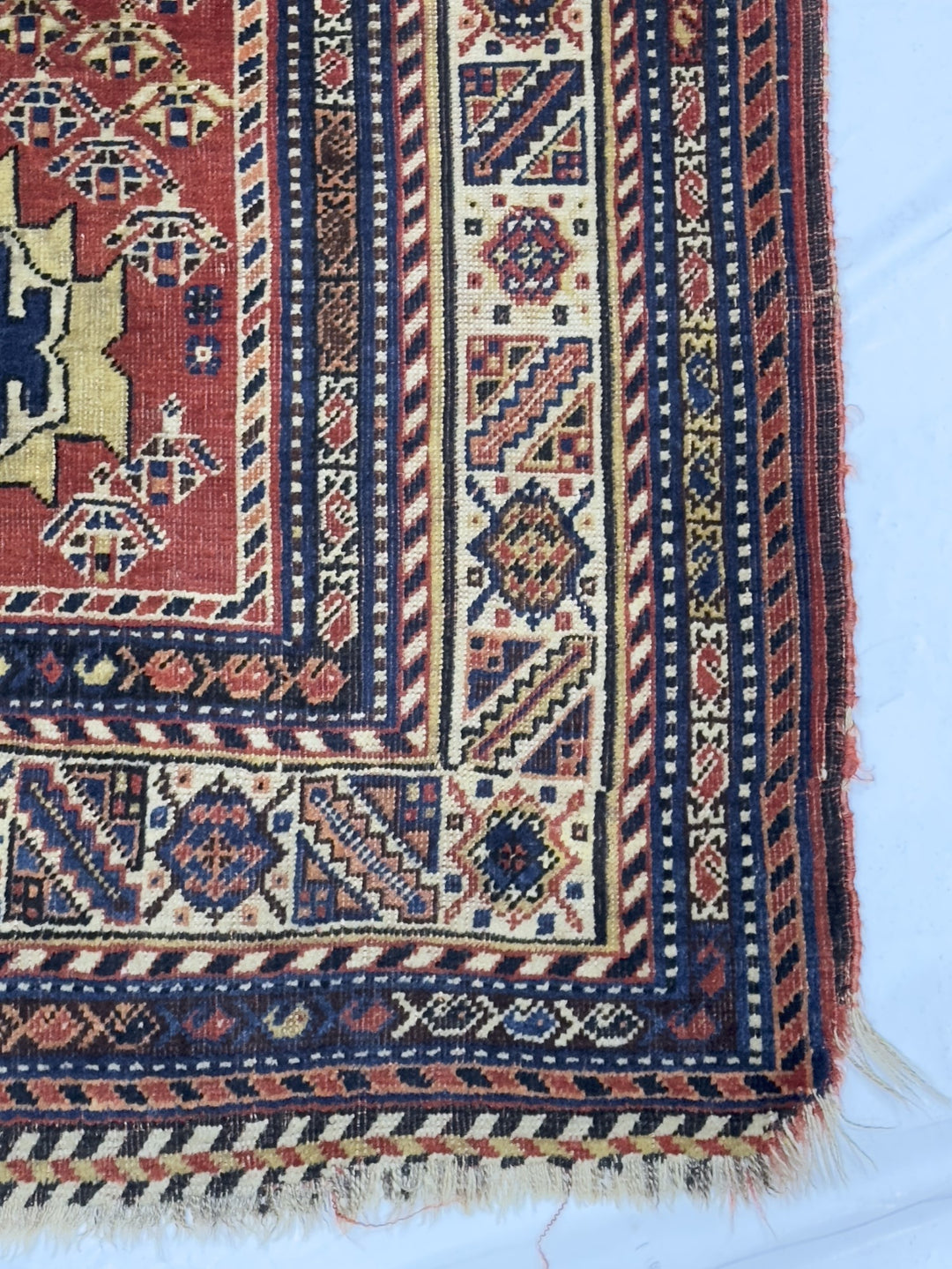 Antique Persian Qashqai Rug 4’11" x 7’4"