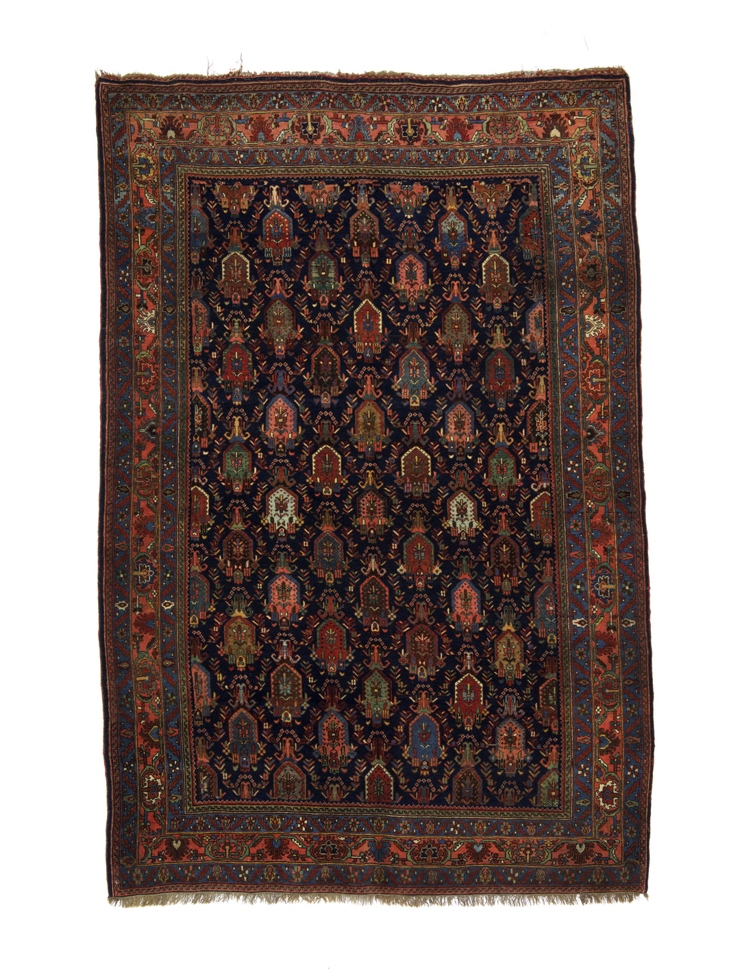 Antique Persian Bidjar Rug 4'10" x 7’0"