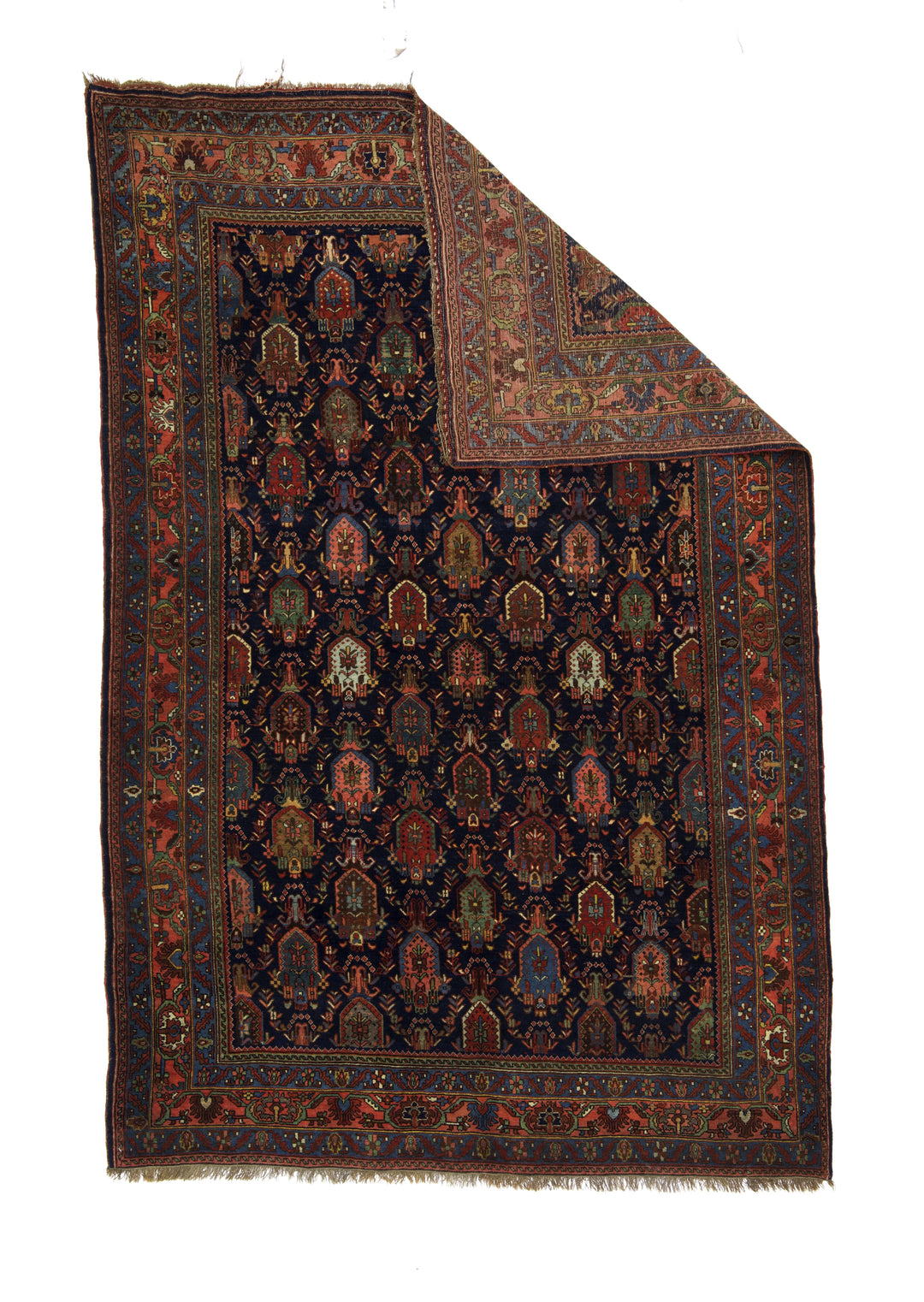 Antique Persian Bidjar Rug 4'10" x 7’0"