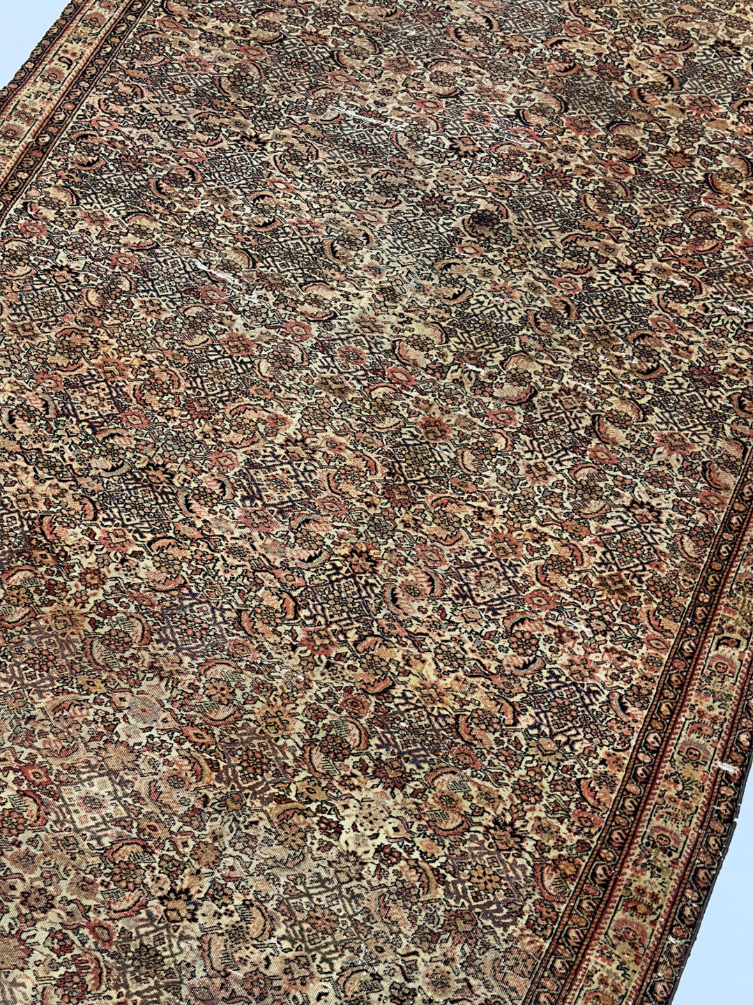 Antique Persian Farahan Rug 3'9" x 5’10”