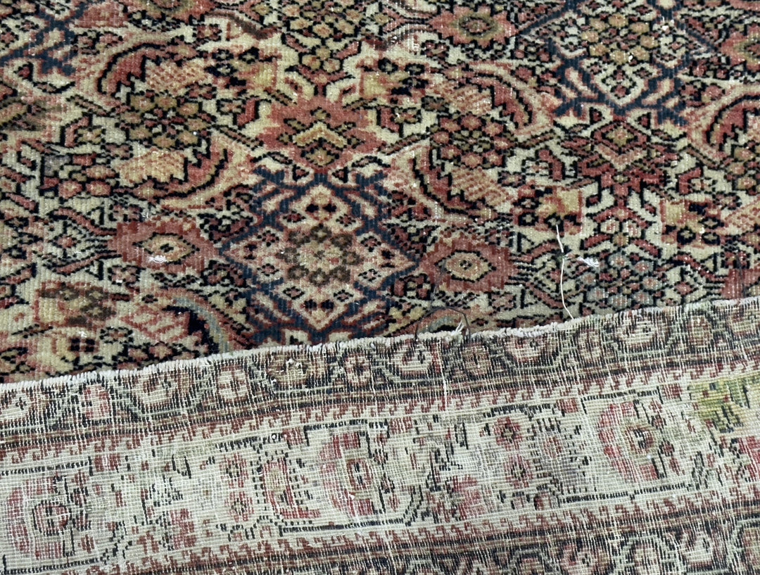 Antique Persian Farahan Rug 3'9" x 5’10”