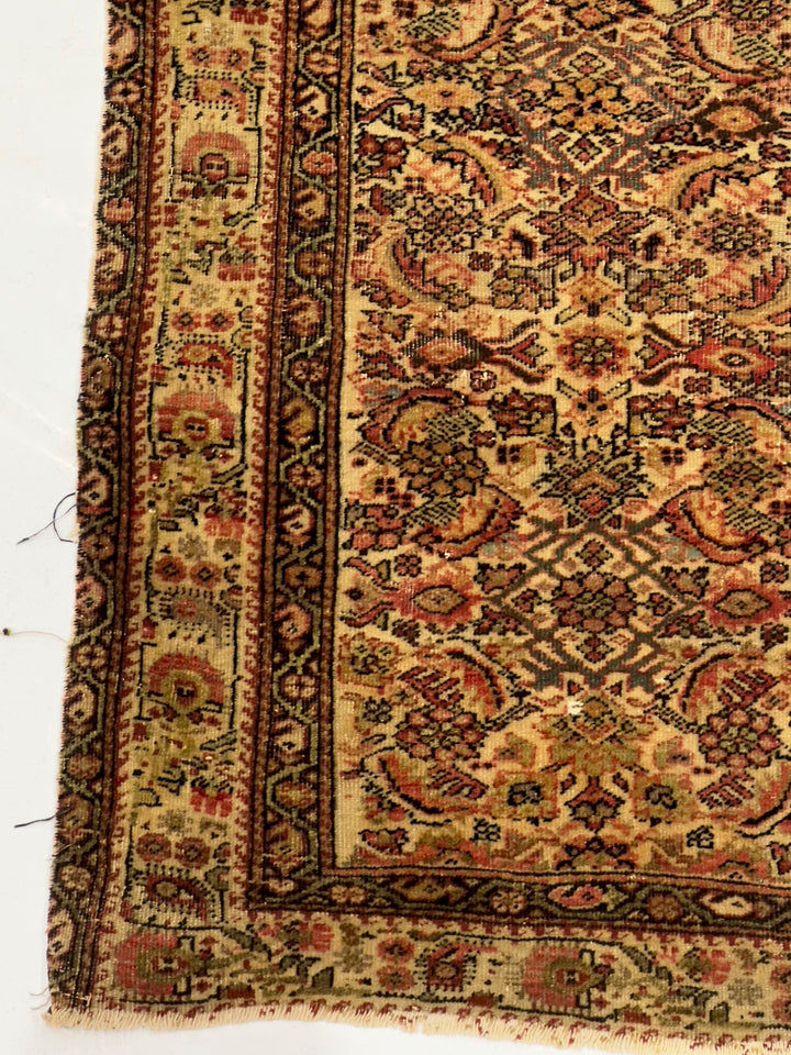 Antique Persian Farahan Rug 3'9" x 5’10”