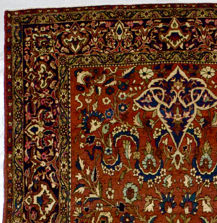 Antique Persian Isfahan Rug 4'6" x 7’3"