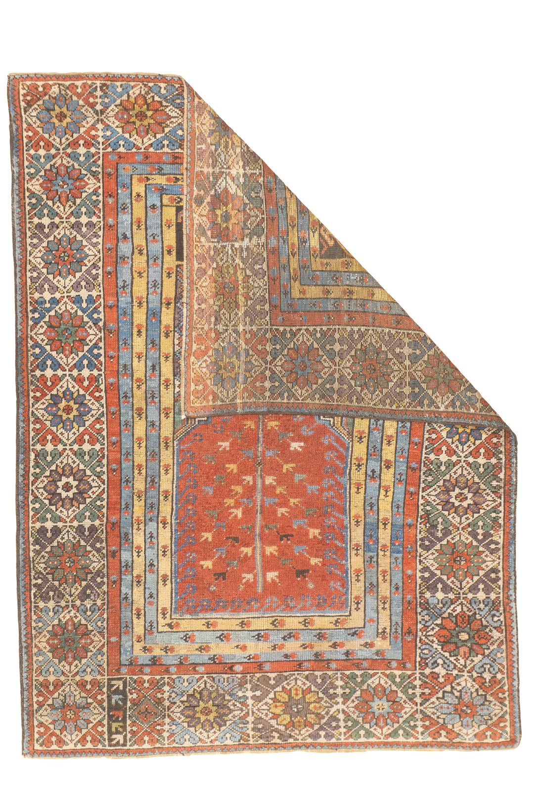 Antique Merkur (mujar-kirshehir) Rug 3'8" x 4'10"