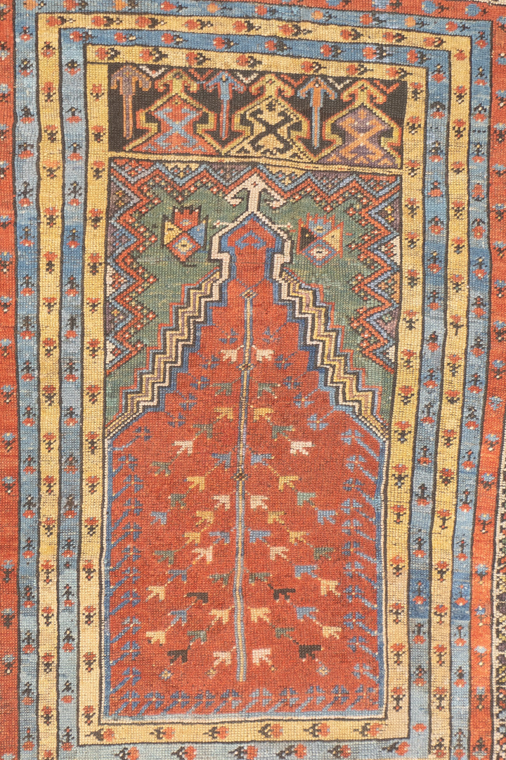 Antique Merkur (mujar-kirshehir) Rug 3'8" x 4'10"