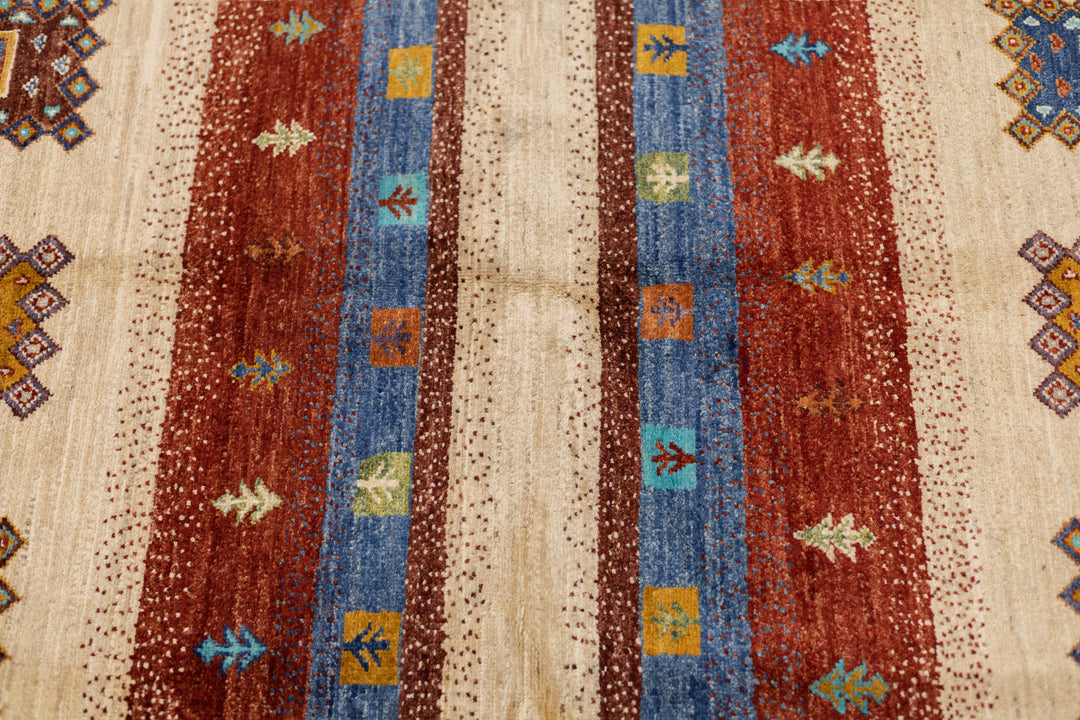 Fine Persian Gabbeh Rug 5'0" x 6'9''