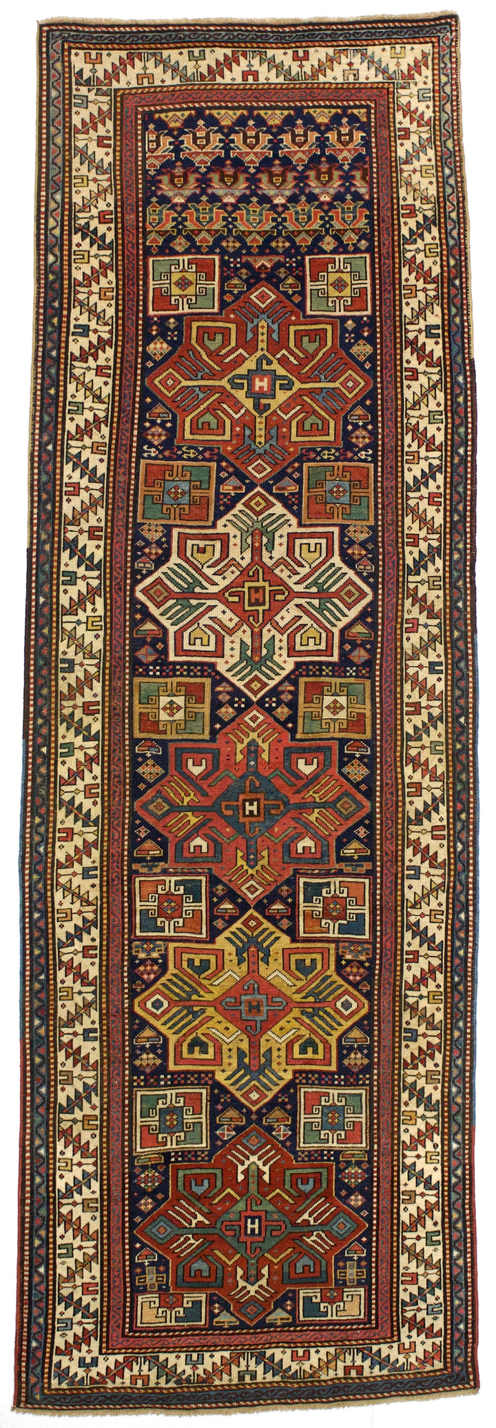 Fine Antique Akstafa Rug 3’7” x 11’6”