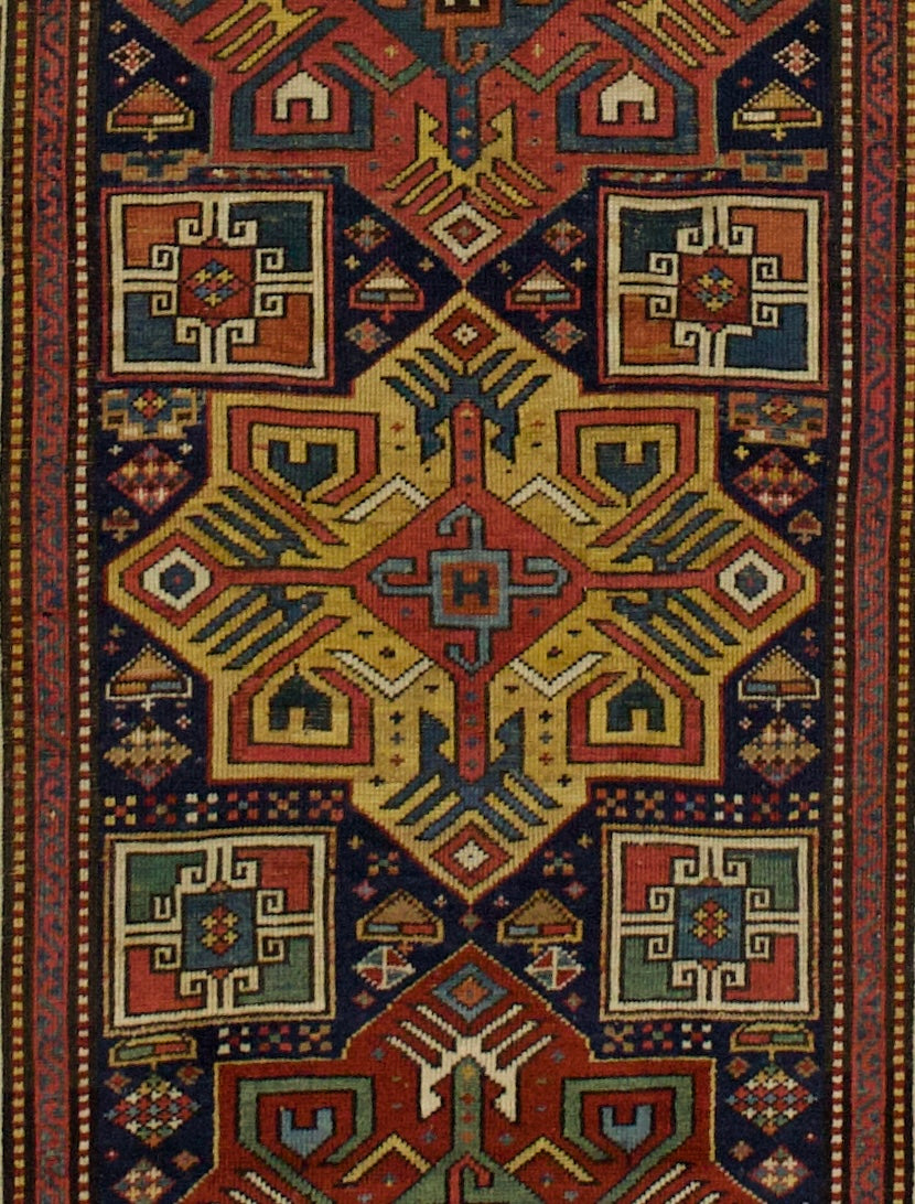 Fine Antique Akstafa Rug 3’7” x 11’6”