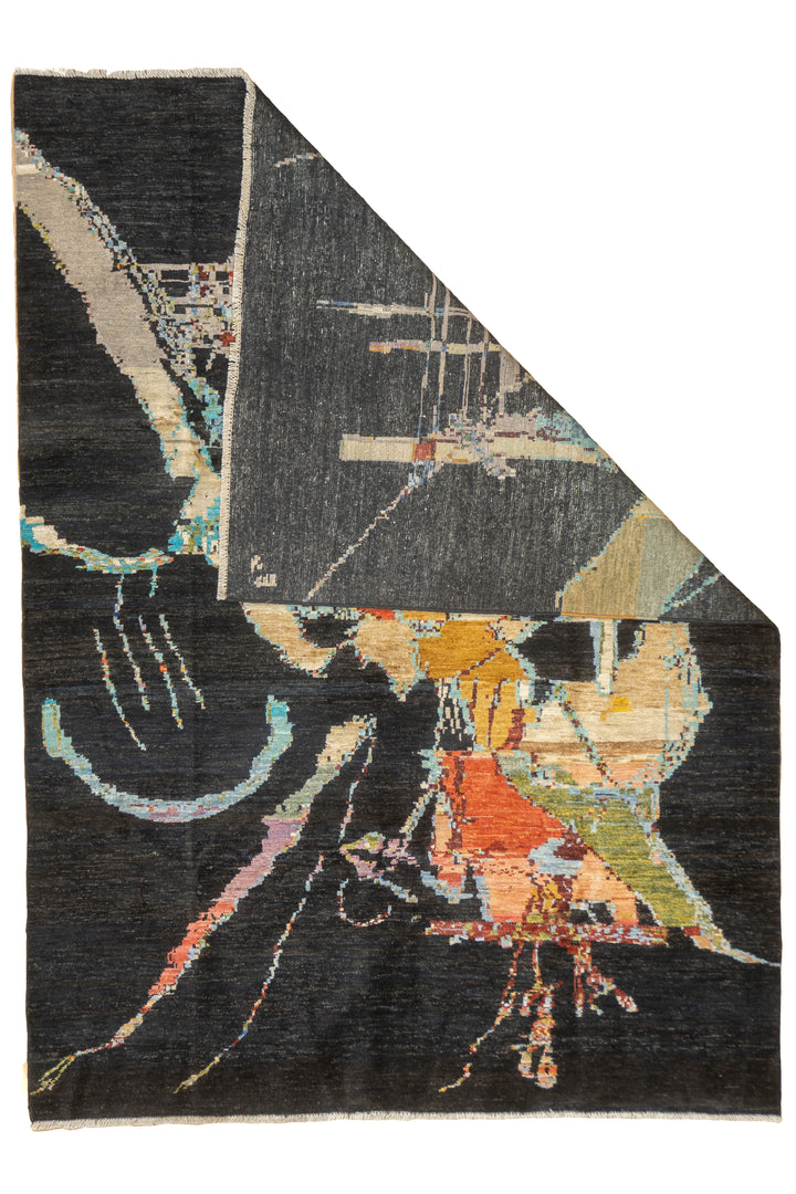 Fine Contemporary Wool Rug 5'6" x 7'7''